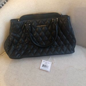Vera Bradley Quilted Leather Emma Satchel